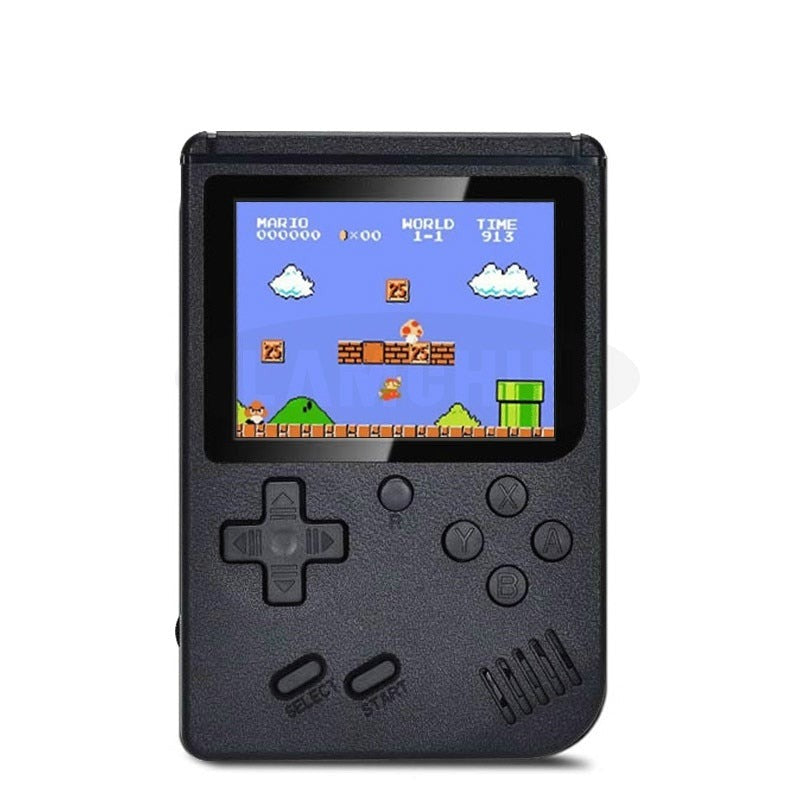 Mini-Retro-Spielkonsole – Tragbarer Handheld-Spielplayer mit 400 vorinstallierten Klassikern für unterwegs