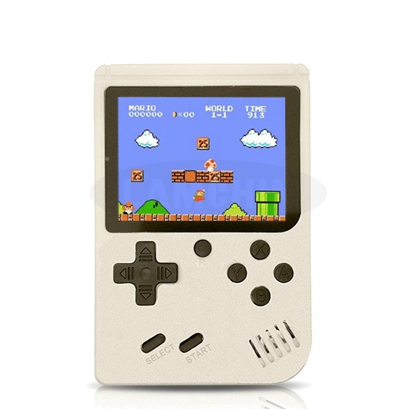 Mini-Retro-Spielkonsole – Tragbarer Handheld-Spielplayer mit 400 vorinstallierten Klassikern für unterwegs