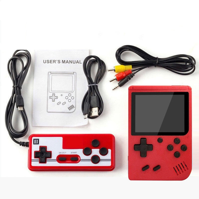 Mini-Retro-Spielkonsole – Tragbarer Handheld-Spielplayer mit 400 vorinstallierten Klassikern für unterwegs