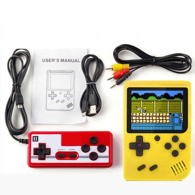 Mini-Retro-Spielkonsole – Tragbarer Handheld-Spielplayer mit 400 vorinstallierten Klassikern für unterwegs