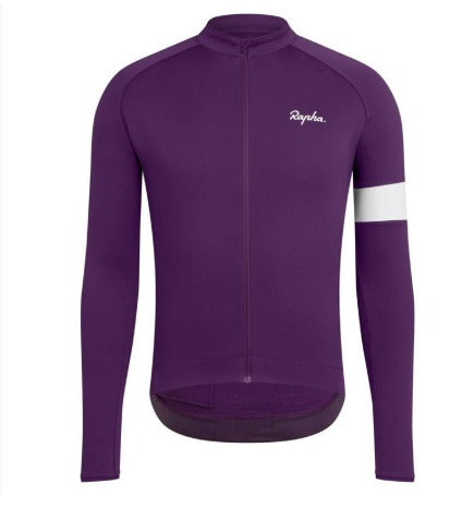Unisex-Rapha-Trikot | Langarm mit Fleece-Futter für das Radfahren