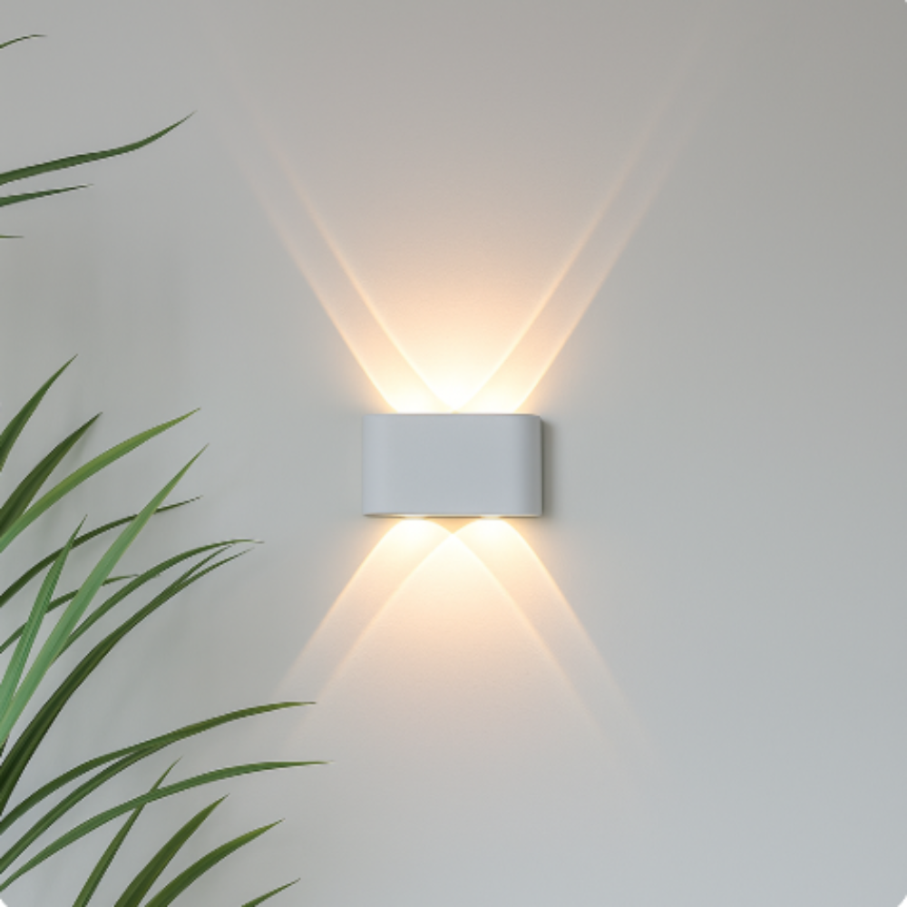 Moderne Wandleuchte für den Innen- und Außenbereich – Minimalistische LED-Leuchte