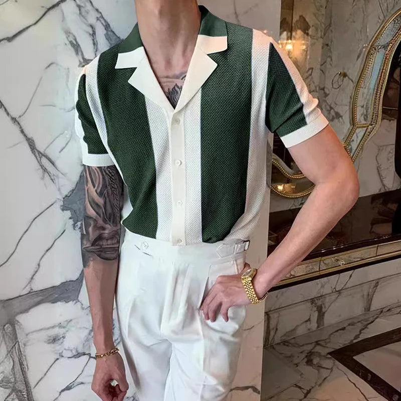 Modische und bequeme Strickbluse für Männer - Karson