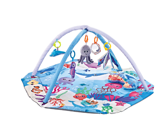 Multifunktionale 8-in-1-Spielmatte für Babys – Abnehmbare sensorische Spielzeuge mit weichem Schaumstoffdesign für Babys