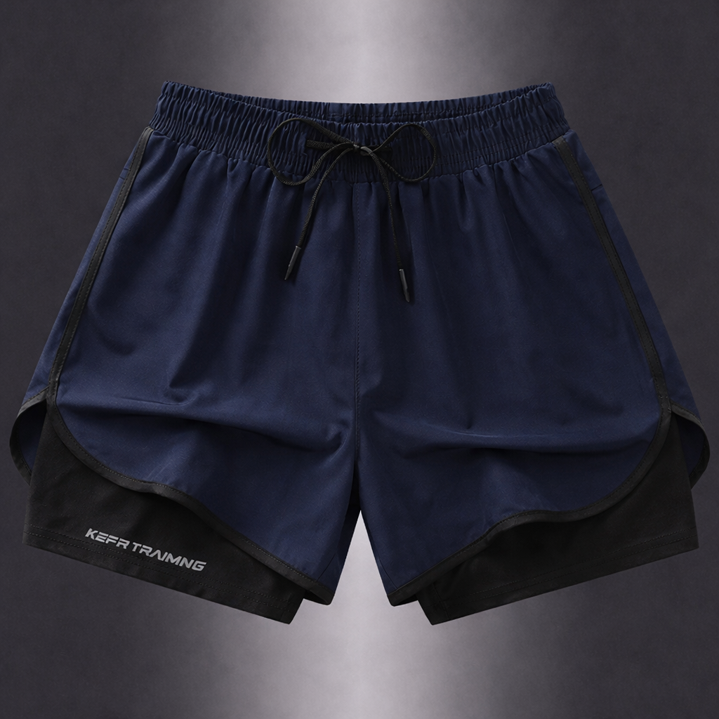 Geometrische Sportshorts für Damen – Stylisch und atmungsaktiv für Fitness und Laufen