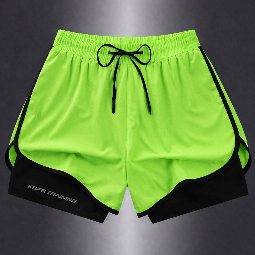 Geometrische Sportshorts für Damen – Stylisch und atmungsaktiv für Fitness und Laufen