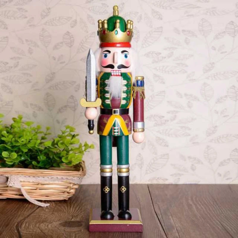 Nussknacker-Anhänger | 30 cm große Weihnachtsfigur für die Heimdekoration