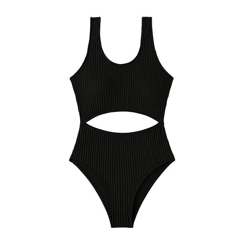 Damen Einteiler Badeanzug mit raffiniertem Cut-Out-Design und sportlichem Schnitt Drune