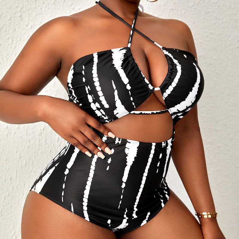 Damen Bikini-Set mit modischem Wickeldetail und hohem Beinausschnitt Drune