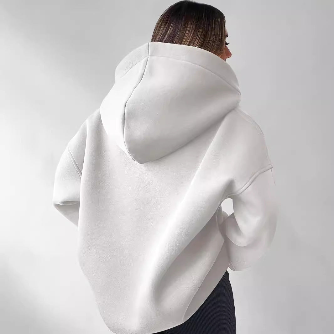 Damen Oversized Kapuzenpullover Drune