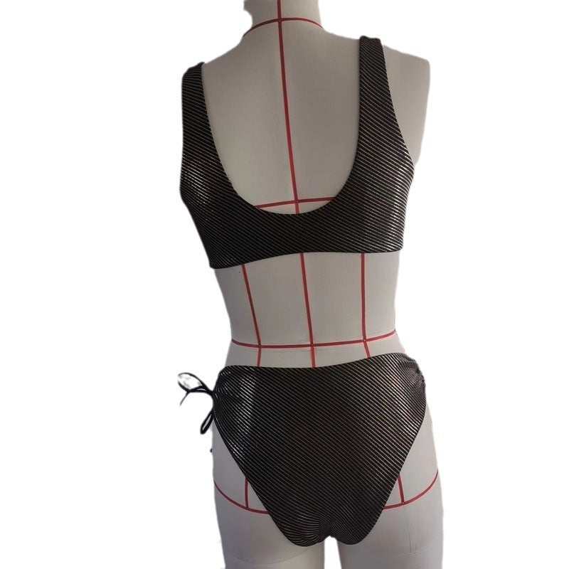 Damen Bikiniset mit Blumenapplikation und sportlichem Schnitt Drune