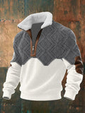 MILIANIA | FLEECE-PULLOVER MIT HOCHSCHLOSS