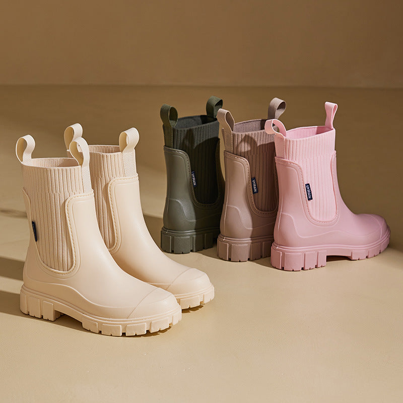 VALERIE | Klassische wasserdichte Chelsea-Stiefeletten