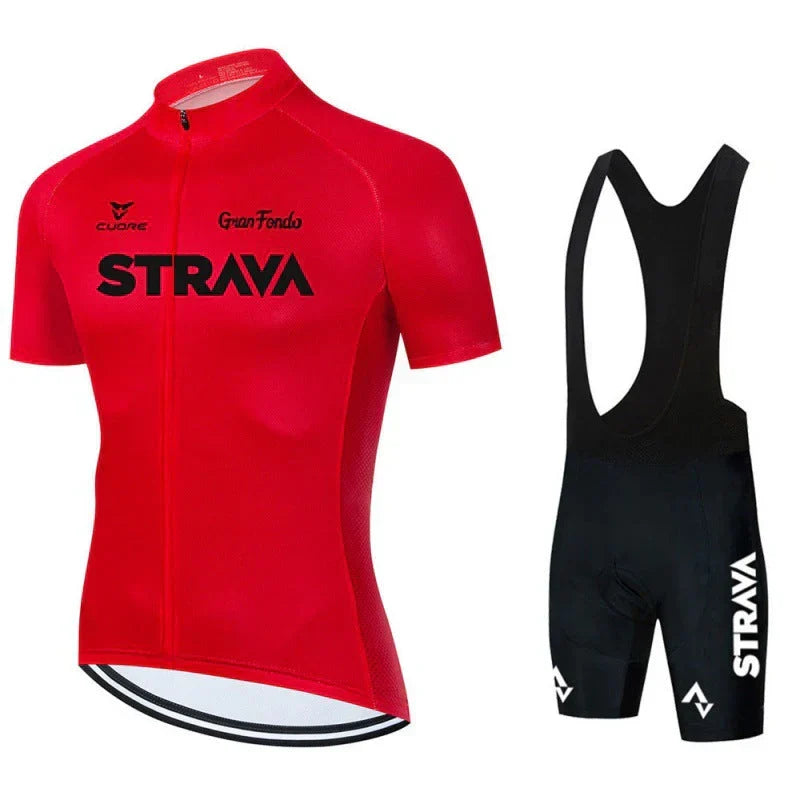 Strava | Set aus professionellen Radbekleidungen