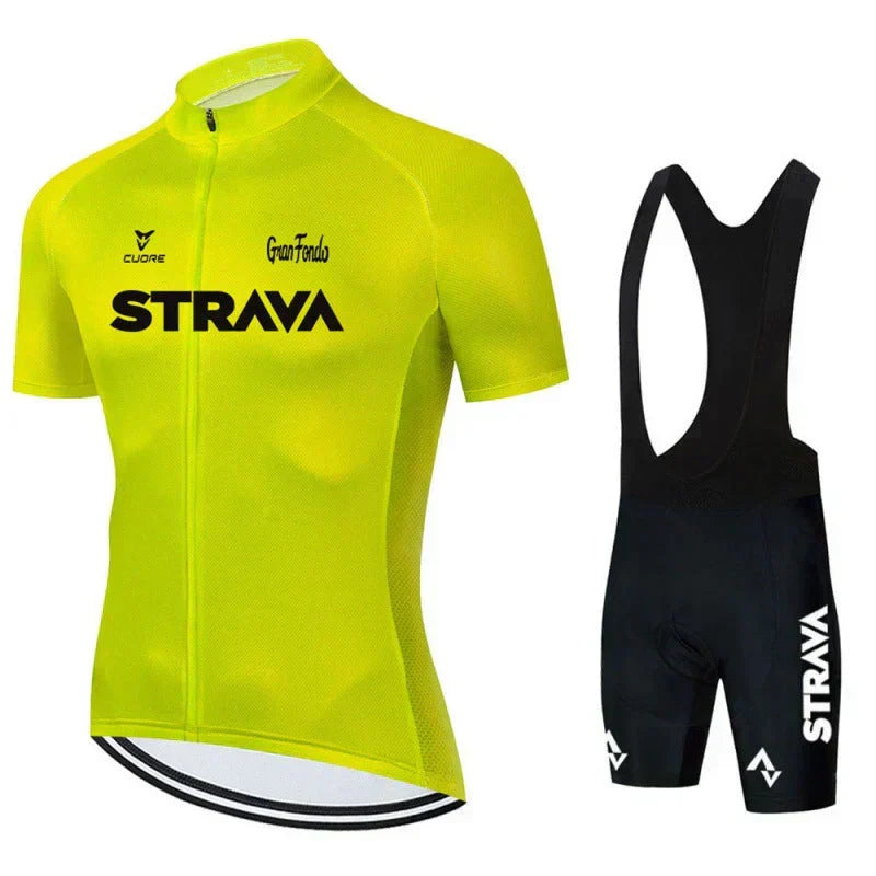 Strava | Set aus professionellen Radbekleidungen