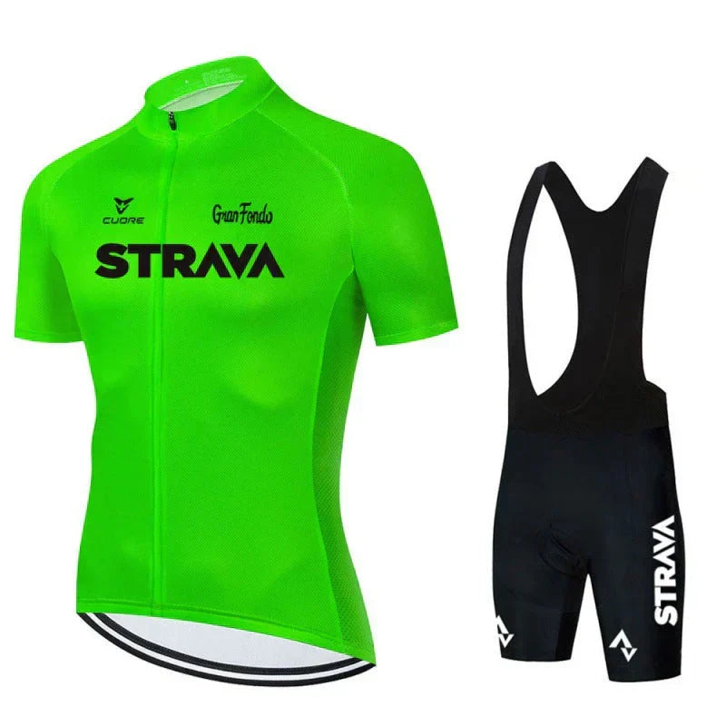 Strava | Set aus professionellen Radbekleidungen