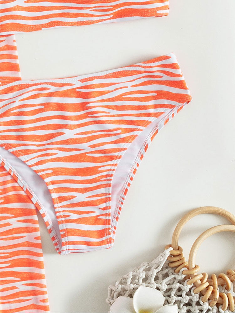 Damen Bikini-Set mit modischem Wickelrock Drune