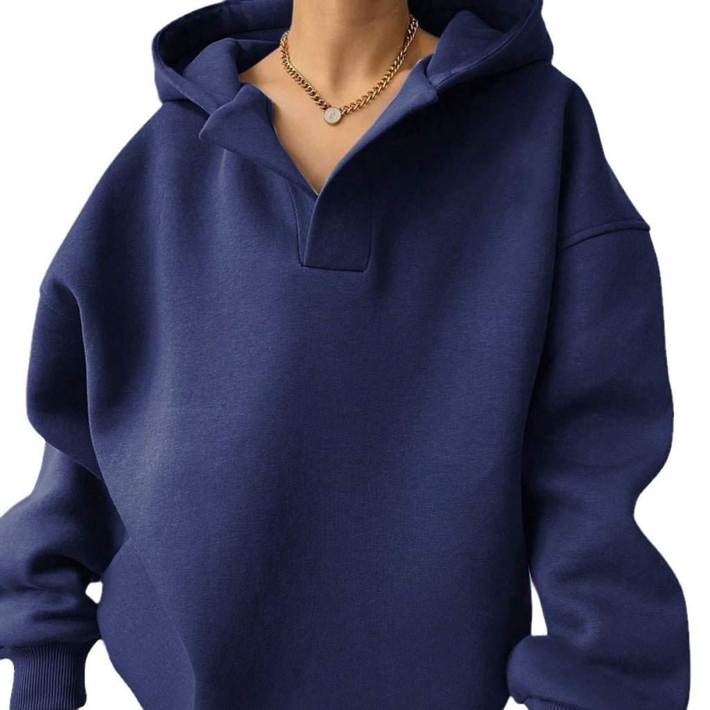 Damen Oversized Kapuzenpullover Drune