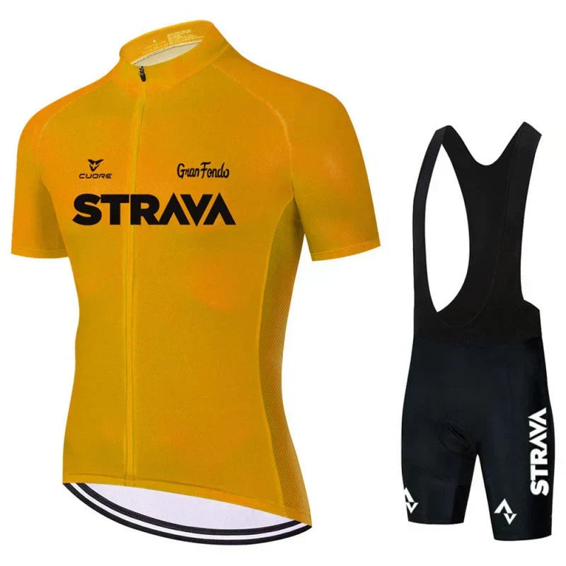 Strava | Set aus professionellen Radbekleidungen