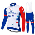 FDJ | Professionelles Radtrikot mit langen Ärmeln