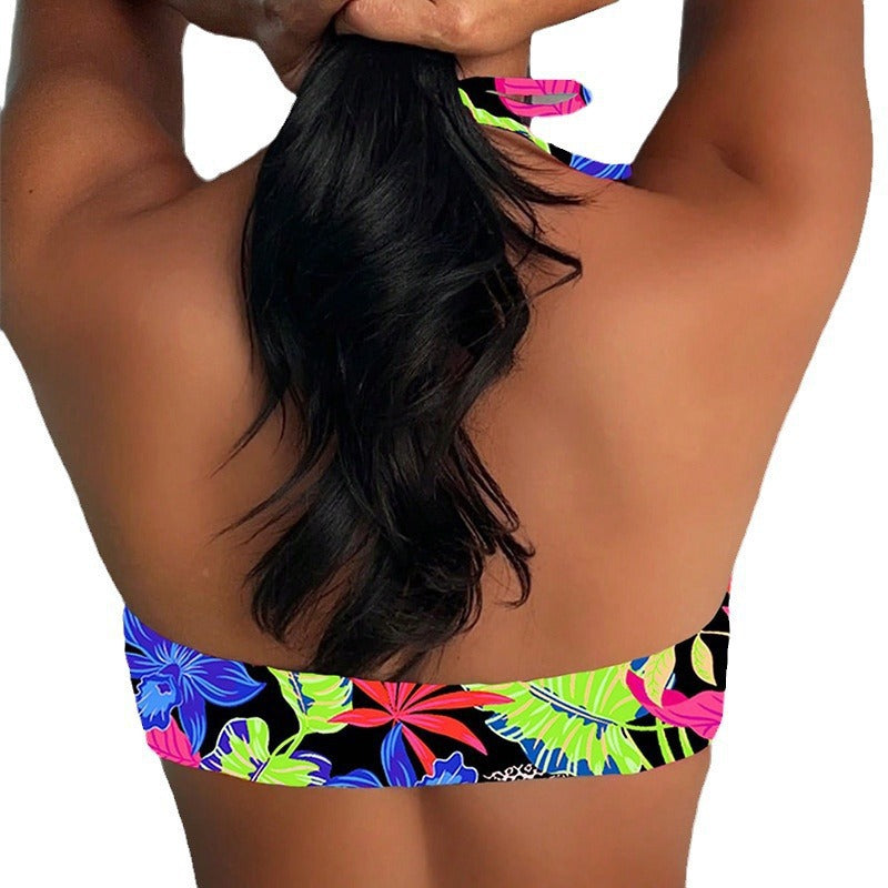 Damen Bandeau-Bikini mit modischem Wickeldetail Drune