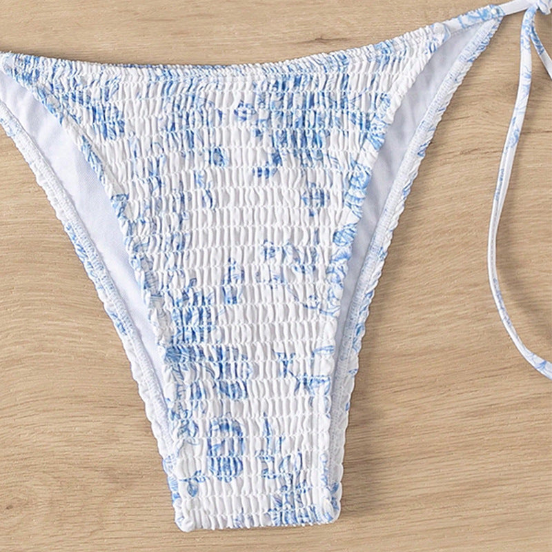 Damen Bikiniunterteil mit seitlichem Bindeband und schmeichelndem Schnitt Drune