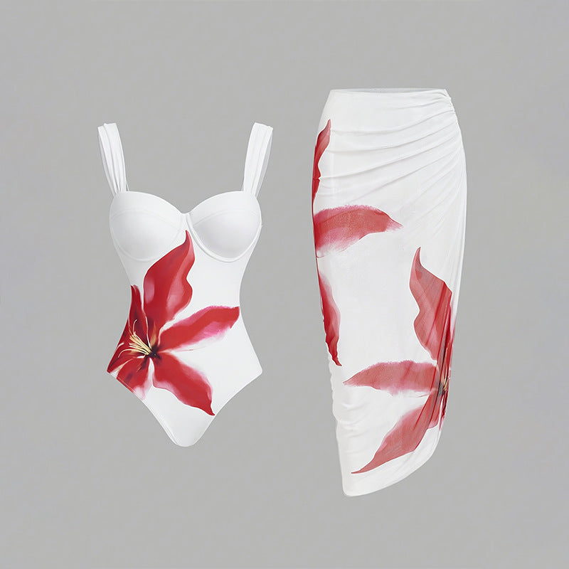 Damen Bademode-Set mit floralem Design Drune