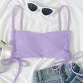 Damen Crop-Top mit verstellbaren Schleifen Drune