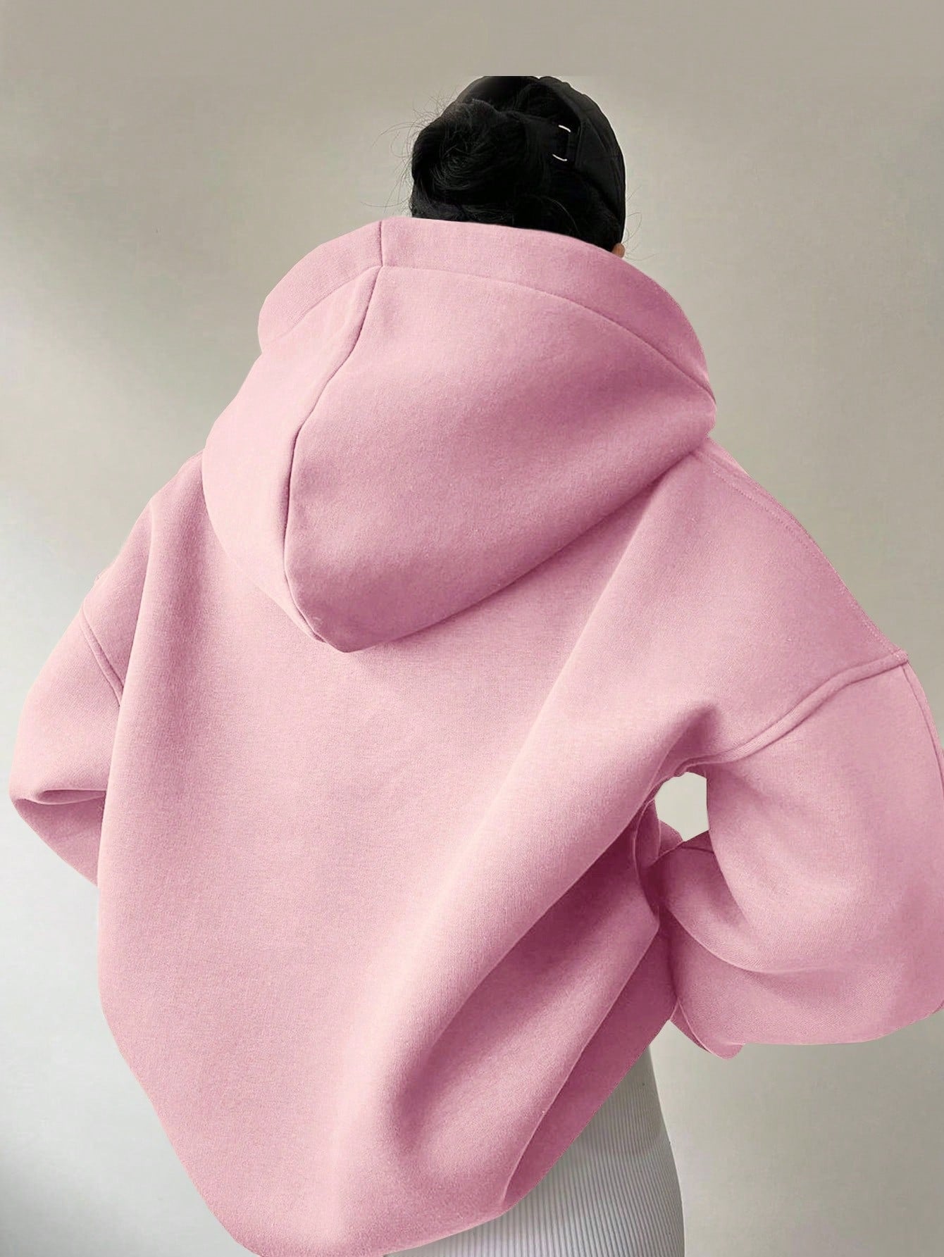 Damen Oversized Kapuzenpullover Drune