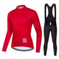 Langarm-Radsportbekleidungsset – Version mit Fleece-Futter