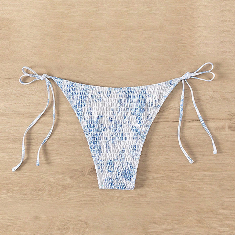 Damen Bikiniunterteil mit seitlichem Bindeband und schmeichelndem Schnitt Drune
