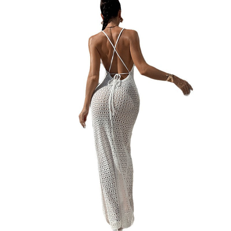 Damen Strickkleid aus atmungsaktivem Material Drune