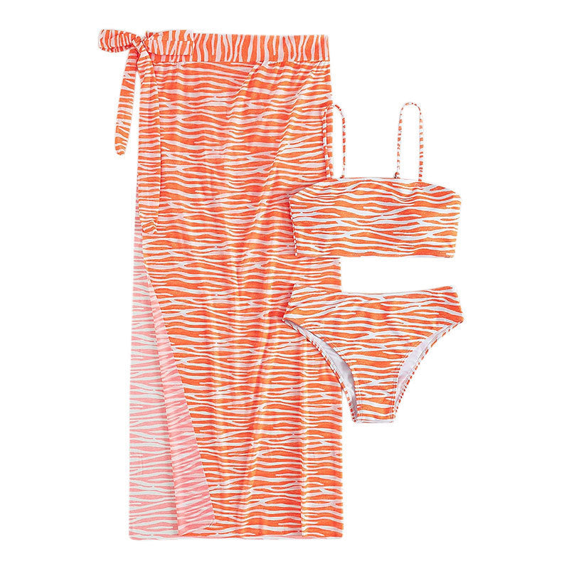 Damen Bikini-Set mit modischem Wickelrock Drune
