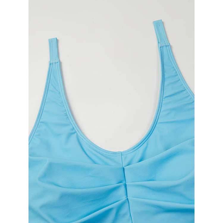 Damen Badeanzug-Set mit stilvollem Oberteil und hoch geschnittenem Höschen Drune