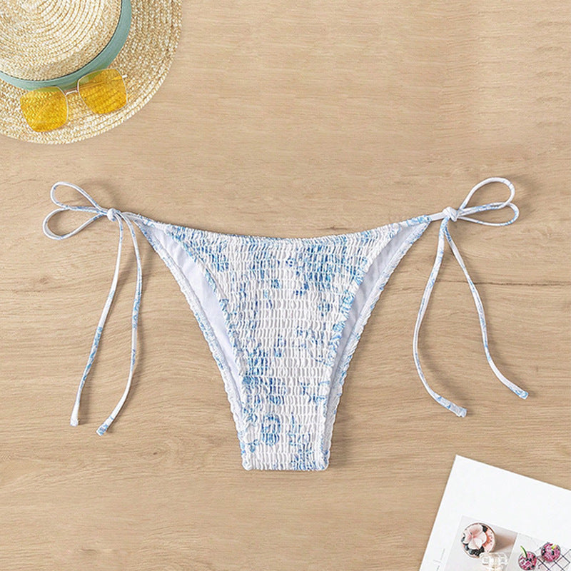 Damen Bikiniunterteil mit seitlichem Bindeband und schmeichelndem Schnitt Drune