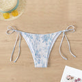 Damen Bikiniunterteil mit seitlichem Bindeband und schmeichelndem Schnitt Drune