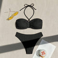 Damen Bikini-Set mit sportlichem Oberteil und verstellbarem Höschen Drune