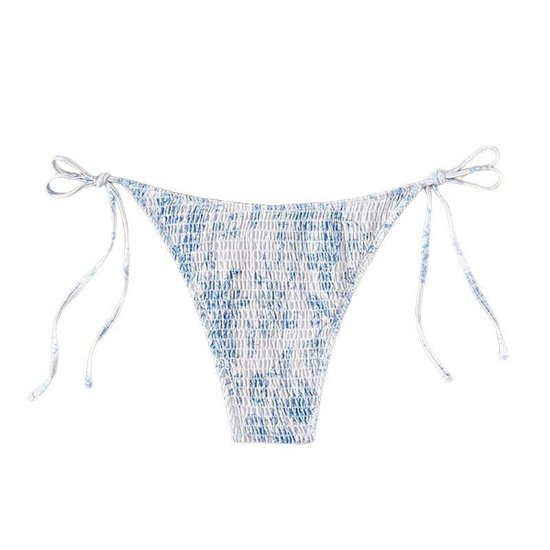 Damen Bikiniunterteil mit seitlichem Bindeband und schmeichelndem Schnitt Drune