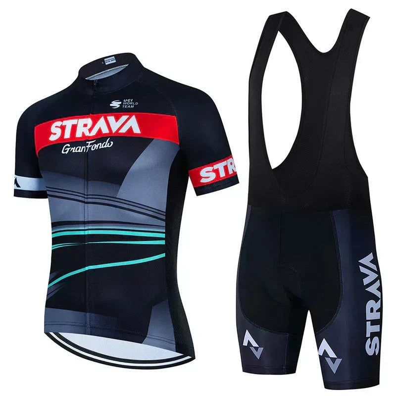 Strava | Set aus professionellen Radbekleidungen