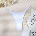 Damen Bikiniunterteil mit schmalen Seitenlinien und figurbetonendem Schnitt Drune