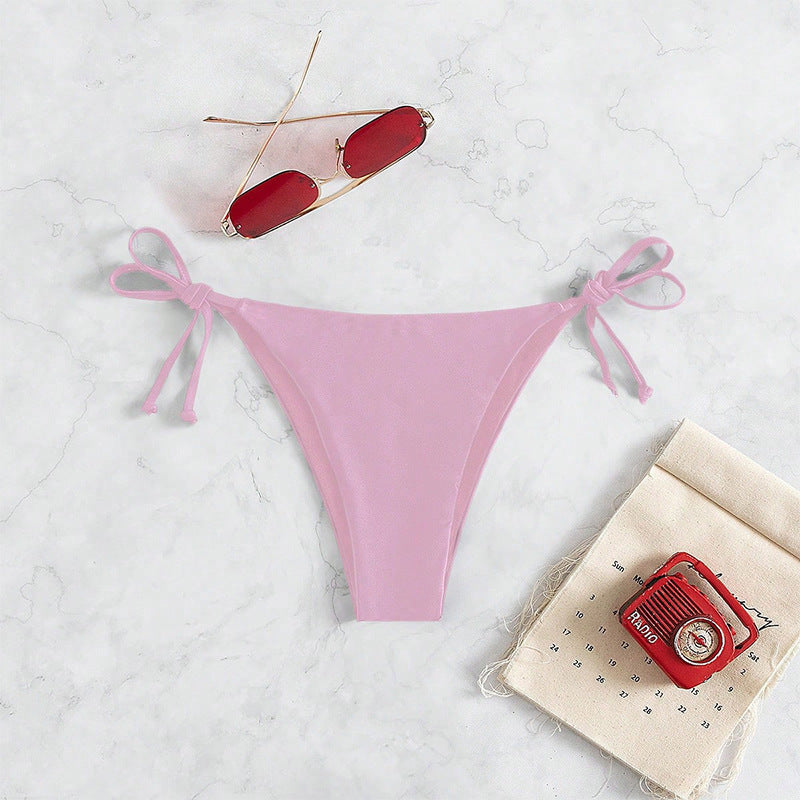 Damen Bikinislip mit verstellbaren Seitenbändern und hohem Beinausschnitt Drune