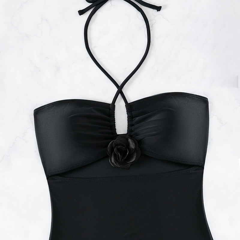 Damen Einteiliger Badeanzug mit modischem Cut-Out und elegantem Wickeldetail Drune