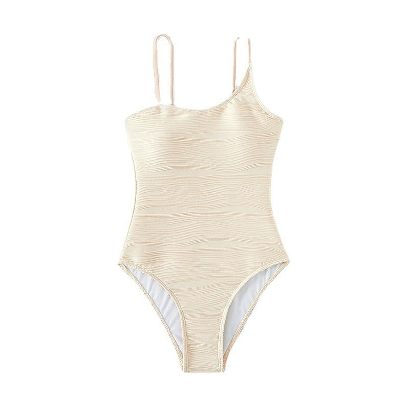Damen Einteiliger Badeanzug mit elegantem Rüschendesign Drune