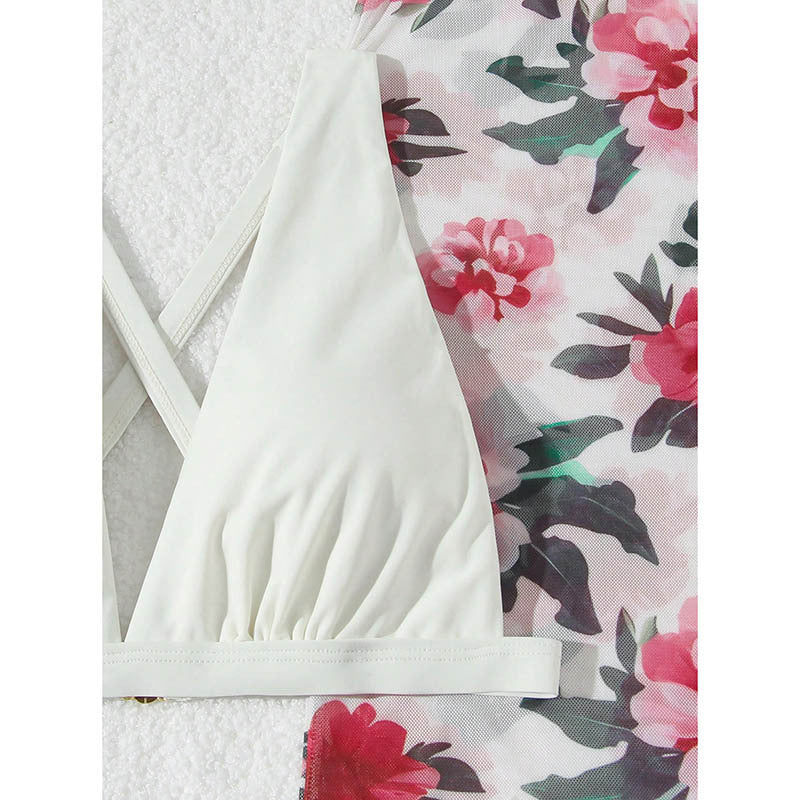 Damen Bikini-Set mit elegantem Wickelrock und dezentem Triangel-Oberteil Drune