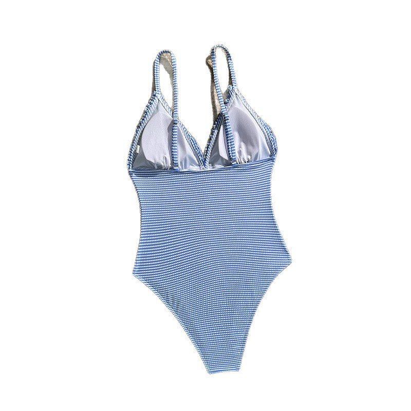 Damen Ästhetischer Badeanzug mit raffinierten Details Drune