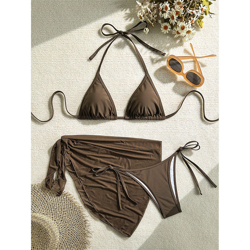 Damen Bikini-Set mit cleverem Wickelrock und verstellbaren Trägern Drune