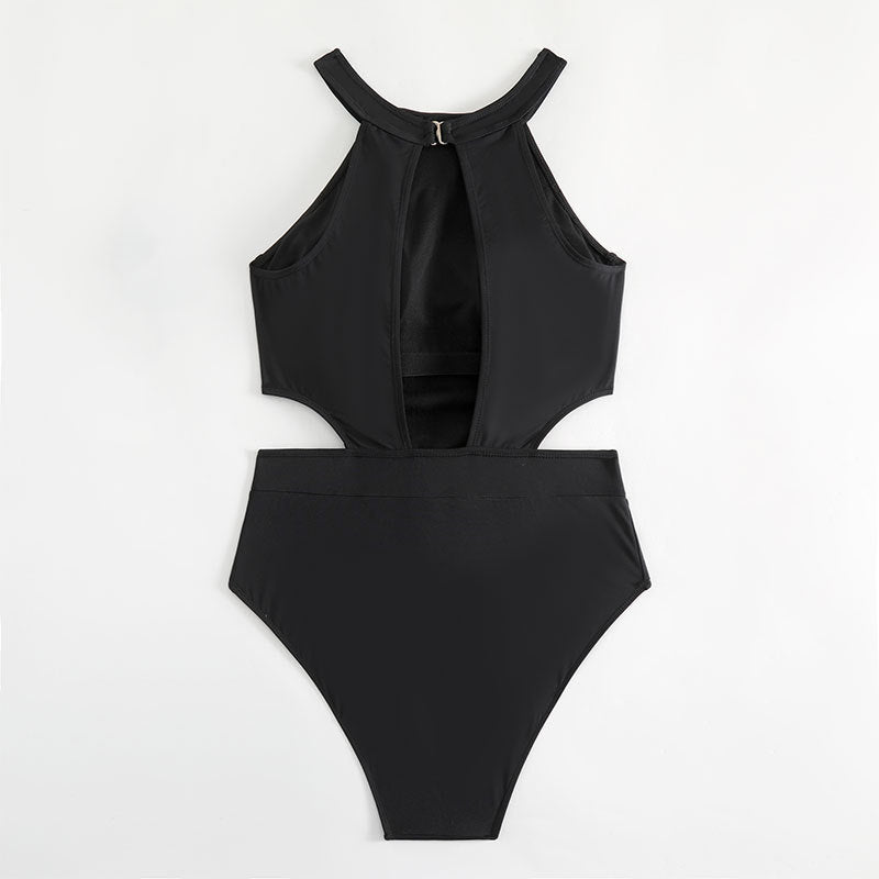 Damen Einteiler Badeanzug mit modischem Cut-Out und sportlichem Design Drune