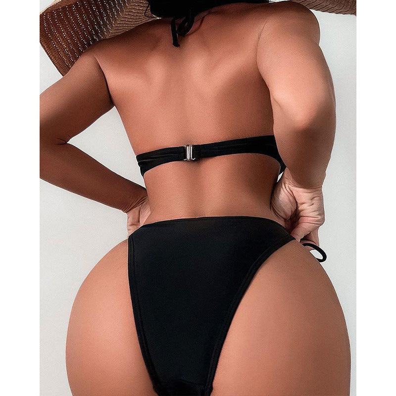 Damen Bikinioberteil mit eleganten Muschel-Details und verstellbaren Trägern Drune