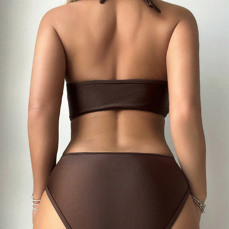 Damen Einteiler Badeanzug mit modischem Schnitt und raffinierten Cut-Outs Drune