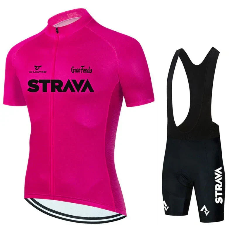 Strava | Set aus professionellen Radbekleidungen